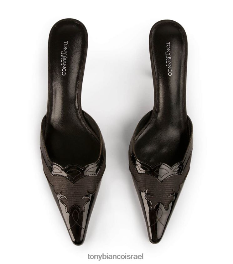 עקבים נמוכים | נשים פטנט שחור/שחור Tony Bianco נעלי עקב של שוגה 8BNR8T235